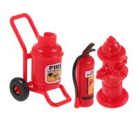HOMOBABE 1 Set Mini Estintore Decorativo per Casa delle Set Accessori Simulazione per Giocattoli per Decorare e Rendersi Realistico nella Miniatura Della Stanza