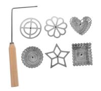 HOMOBABE 1 set Stampo per Snack Alluminio con Utensile per Frittura Torte Ravioli e Pancake Al Cipollotto Non Appiccicosi