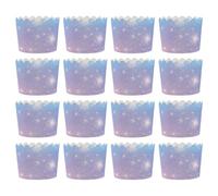 HOMOBABE 100 Pezzi Pirottini di Carta Porpora per Muffin e Piccoli Dolci, Resistenti al Grasso e Facili da Rimuovere, per Feste e Shower
