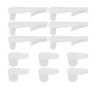 HOMOBABE 12 Pezzi Clip per Plafoniera da Soffitto Bianco, Supporto Fisso