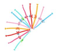 HOMOBABE 12pezzi Bracciali Regolabili Animali Marini Bracciali Tema Cartone Animato Decorazioni Cavallucci Marini Squali Tartarughe Creature Acquatiche e Granchi Realizzati in Pvc Resistent