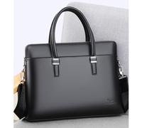 HOMOBABE 1Pezzi per Laptop Pelle Lavoro Casual Resistente All Tracolla per Documenti e Computer Portatile per Viaggio e Lavoro