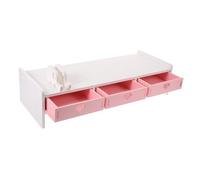 HOMOBABE 1pezzi Supporto Monitor Multiuso per Scrivania Alzatina Ergonomica per Computer con Spazio di Archiviazione Design Versatile e Resistente per Ufficio e Studio