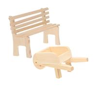 HOMOBABE 1set Mini Arredamenti Per Casa Delle Bambole Carrello e Decorativa Per Paesaggi Accessori Per Decorazioni Domestiche e Giochi Infantili