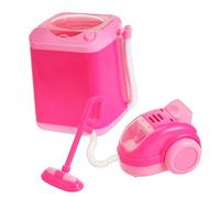 HOMOBABE 1set Mini Lavatrice Elettrica e Aspirapolvere Per Accessori Ruolo Per Sviluppare Abilità Motorie e Responsabilità