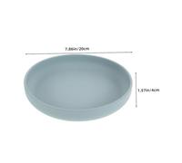 HOMOBABE 2 pezzi Piatto in Silicone con Base Ventosa Antiscivolo Infrangibile e Antisversamento per Anziani e Disabili Posate Adattive per Alimentazione Autonoma Casa Design e