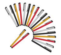 HOMOBABE 20 pezzi Pennini Capacitivo per Tablet e Smartphone Accessorio per Schermi Touch Compatibile con Tutti Dispositivi in Colori Nero Rosso