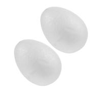 HOMOBABE 2pezzi Decorazioni Pasquali Uova di Polistirolo per Progetti DIY per attività di Graffiti e Feste di Pasqua per Scuole