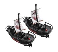 HOMOBABE 2pezzi Giocattoli Da Bagno Elettrici Per Modellini Nave Pirata Per Doccia e Giocattoli Galleggianti Per Divertimento