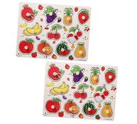 HOMOBABE 2Sets Puzzle Educativi per Interattivo per Sviluppo Abilità Motorie Sicuro e Resistente per Infanzia Divertimento Senza Schermi