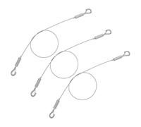 HOMOBABE 3 Pezzi Ganci da Soffitto Installazione Efficiente in Acciaio Inossidabile Argento e Resistenza al Vento , Set per Esposizioni al Dettaglio