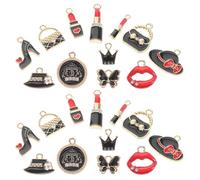 HOMOBABE 36 Pezzi Pendenti Gioielli in Lega Colore Assortito per Creazioni Fai da Te Accessori Moda per Braccialetti e Collane Stili multipli