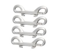 HOMOBABE 4 Pezzi Ganci Doppia Estremità da Clip Heavy Duty per Portachiavi e Applicazioni Nautiche Design Professionale e Pratico e Facile da Usare