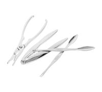 HOMOBABE 4 pezzi Kit Utensili per Acciaio Inossidabile Forchette Crostacei Strumenti Multifunzionali per Amanti Del Mare