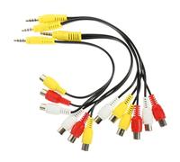 HOMOBABE 4Pezzi Adattatore Audio Video per Tv e Impianti Hi Fi e Resistente AI Danni Riproduzione Del Suono e