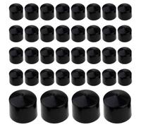 HOMOBABE 50 Pezzi Coppette Pivot per Longboard e Skateboard in Pu Nero, | Ricambio per Truck, Fit Sicuro, Ammortizza gli Urti e Migliora il Controllo