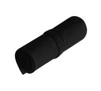 HOMOBABE Astuccio Arrotolabile in Tela Nero 48 Scomparti per Matite e Pennelli, Portapenne Elegante e Capiente, da Inserire in Valigia o Borsa