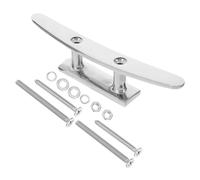 HOMOBABE Bitta di Ormeggio Marina in Acciaio Inossidabile 316 da 6 Pollici Supporto per Cima di Barca con Elementi di Fissaggio Inclusi Accessori per Ormeggi per Kayak e Barche da