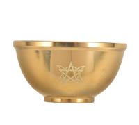 HOMOBABE Ciotola Rame per Offerte con Design Tripla Portaincenso e Bruciatore per Smudging Ciotola Rituale e Decorativa Metallo per Meditazione e Accessorio Spirituale Versatile