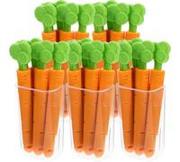 HOMOBABE Clip in Plastica e Resistente per Chiudere Sacchetti Alimentari Forma Carota Colorata, Set da 5 Scatola per Conservazione per Cucina