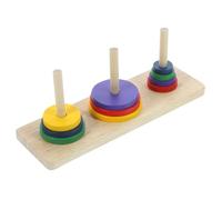 HOMOBABE da Tavolo Intellettuale Legno Torre Hanoi Puzzle per Adulti e Sviluppo Intellettivo per Feste Compleanno Sicuro e Facile da Usare
