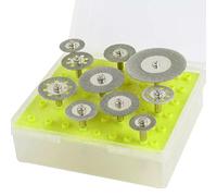 HOMOBABE Disco Diamantato Mini per Taglio Stabile Grana Emery, per Hobby Craft, Adatto a Piastrelle e Carburo, Lama Circolare per Incisione e Fresatura