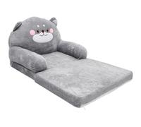 HOMOBABE Divano Pieghevole a Forma di Elefante in Peluche Creativo e Adorabile, Sedia Morbida per Ragazzi e Ragazze, per Camera da Letto e Asilo Colore Casuale