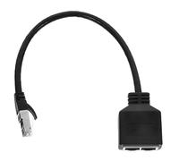 HOMOBABE Divisore Ethernet Maschio Doppia Femmina Spina Modulare Per Connessione Di Dispositivi Splitter Ad Alta Velocità Per Cavo Ethernet