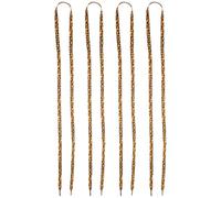 HOMOBABE Lacci per Scarpe Lacci Piatti Leopardati Classici in Poliestere 2 Paia 1cm X 120cm Sostitutivi Pratici per Scarpe Sportive e Casual