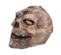 HOMOBABE Maschera da Spaventapasseri in Lattice per Halloween, Realistica e Divertente, Accessorio per Feste in Maschera e Performance di Cosplay
