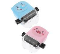 HOMOBABE Matematici e Inchiostro Integrato per Insegnamento Scolastico Set di 4 Timbri in Plastica Design Ergonomico e Apprendimento Divertente