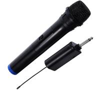 HOMOBABE Microfono Wireless Professionale Nero con Segnale Stabile e Suono Chiaro, Set 1 Pezzo in Plastica per Performance su Palco e Cantare Durante le Vacanze