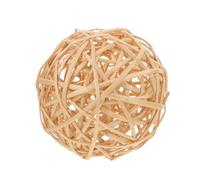 HOMOBABE Palline Decorative in Rattan Intrecciato a Mano, Sfera Beige da 20 Cm, Leggera e Facile da Appendere, per Decorazioni Casa e Ambienti Festivi