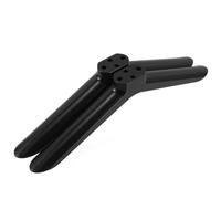 HOMOBABE Piedini per Supporto Tv in Plastica Nera 2 Pezzi Base Stabile Compatibile per Soggiorno e Camera da Letto
