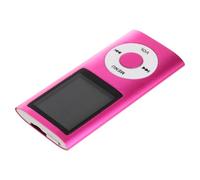 HOMOBABE Portatile Compatto con Schermo Multimediale e Porta USB Mini per Musica Video e Foto Rosa