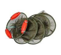 HOMOBABE Rete da Pesca Compatta Pieghevole in Nylon e Acciaio Inox, Pratica e Facile da Pulire, la Pesca All'aperto la Cattura di Pesci e Gamberetti