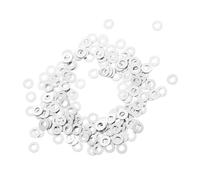 HOMOBABE Rondelle Piatte in Metallo per Occhiali senza Montatura 600 Pezzi Kit di Riparazione Accessori per Montature Guarnizioni Viti e Distanziali per Manutenzione Occhiali