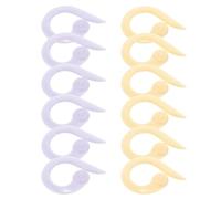 HOMOBABE Segnapunti per Uncinetto 20 Pezzi in Plastica Colorata, Anelli di Cucitura Riutilizzabili per Lavori a Maglia, Accessori per Contrassegnare Punti e Aumenti, per Cappelli, Sciarpe