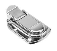 HOMOBABE Set 3 Pezzi Chiusure per Valigia in Ferro Argento, Fermo Robusto per Box e Borsa, Design Classico per Casa e Artigianato Pelle Fai da Te