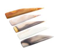 HOMOBABE Set da 5 Pezzi di Strumenti per Lucidare Gioielli in Agata Naturale, Brunitoio per Oro e Argento Superfici Lisce, Accessori per Lucidatura Manuale e Colore Casuale Stile Casuale
