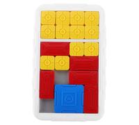 HOMOBABE Strada di Huarong giocattoli puzzle matematici Mind puzzle per adolescenti Giochi logici per tavola da gioco scorrevole per puzzle scorrevole bomboniere plastica bianca
