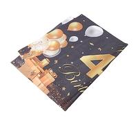 HOMOBABE Striscione Compleanno Sospeso Per Feste Compleanno Design e Resistente Per Decorare Casa e Testi e Stampati Qualità