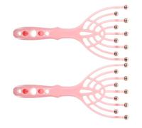 HOMOBABE Strumento per Massaggio Capillare a 9 Braccia in Pp Palline D'acciaio, Set da 2 Pezzi per Stimolare la Circolazione Sanguigna e Ridurre Mal di Testa, Consigliato per Uso Domestico