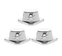 HOMOBABE Supporto per Gamba del Tom da Terra per Batteria Base di Montaggio in Metallo 3 Pezzi Morsetto per Piastra Accessorio per Kit Batteria Adatto a Prove Concerti e Studio Musicale