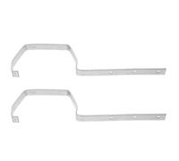 HOMOBABE Supporto per Grondaia in Ferro Argento 2 Pezzi, Staffe Resistenti per Carichi Pesanti, per Garage e Varie Strutture, Migliora L'aspetto e Deflusso Acqua Efficiente