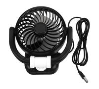 HOMOBABE Ventilatore Auto Portatile per Sedile Posteriore Ventilatore USB Silenzioso per Circolazione Aria Compatibile con La Maggior Parte Dei Veicoli Facile Installare e Usare Design