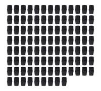 HOMOCONO 100 Pezzi Ferma Cavi in Plastica Nero per Illuminazione Fai da Te, Connettori Resistenti per Fili Elettrici, Non Facili da Allentare, Accessori per Lampade