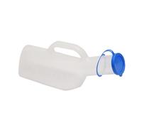 HOMOCONO 1pezzi Urinale Plastico Capacità Per Anziani e Pazienti Design Ergonomico Facile Da Trasportare Resistente e Sicuro Bottiglia Per Urina Uomo e Donna Adatto Per Uso Notturno e
