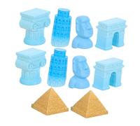 HOMOCONO 1set Accessori Miniatura Edifici Famosi Modelli Resina di Archi Trionfali Torre Pendente di Pisa Colonne Romane e Piramidi per Decorazioni di Scene e Terrari per Casa e Ufficio