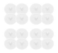 HOMOCONO 20 Pezzi Gancio Adesivo Soffitto Rotondo in Pvc e Adesivo Eva, Resistente e Trasparente, per Uso Versatile Indoor senza Danni alle Superfici